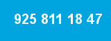 925 811 18 47 925 811 18 47